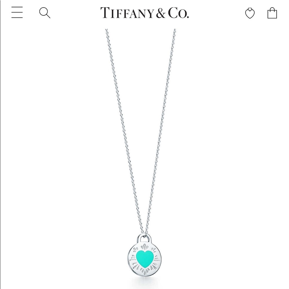 TIFFANY ROUND HEART PENDANT